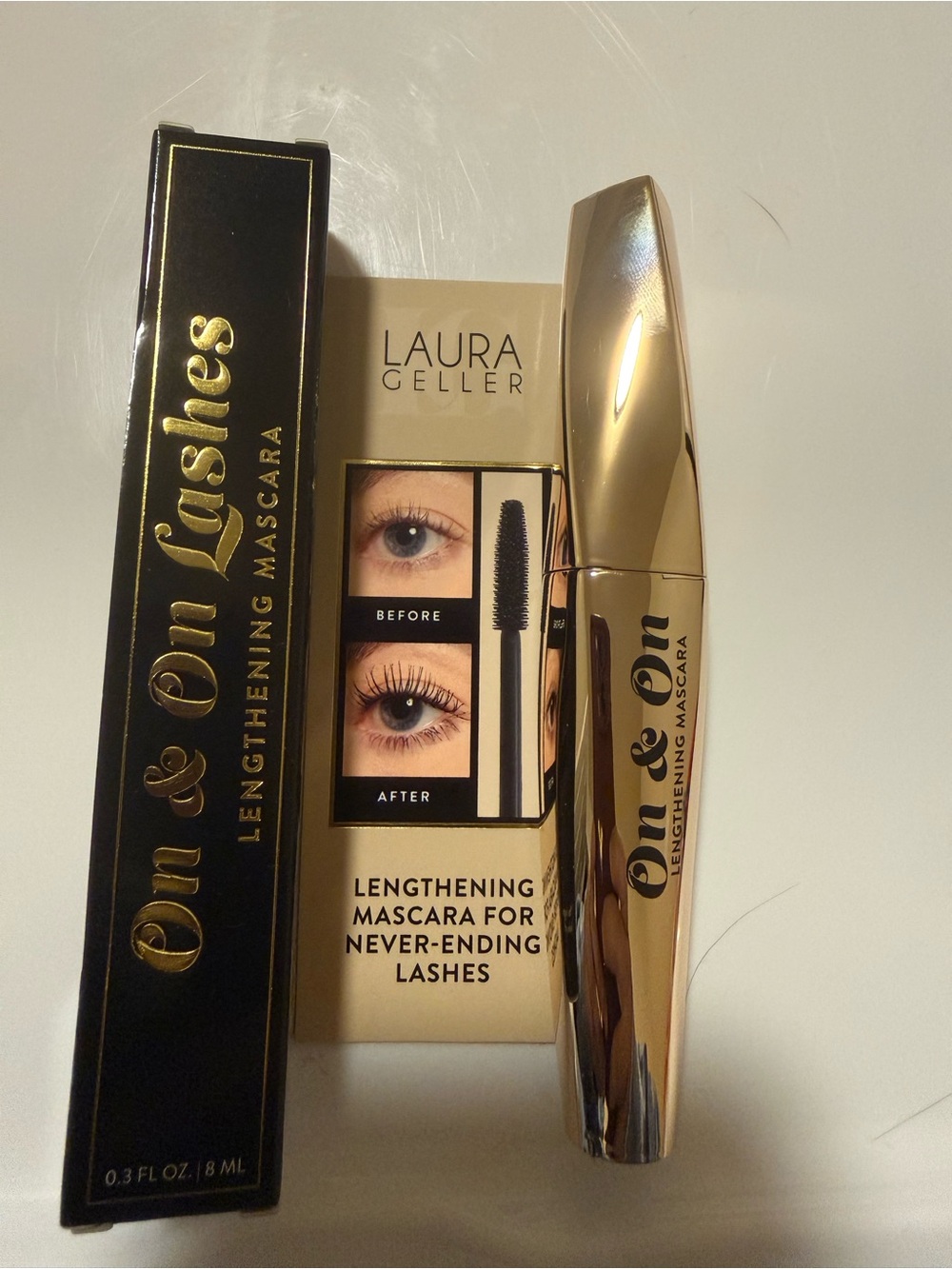 Laura Geller On & On Lashes Lengthening Mascara - Gold